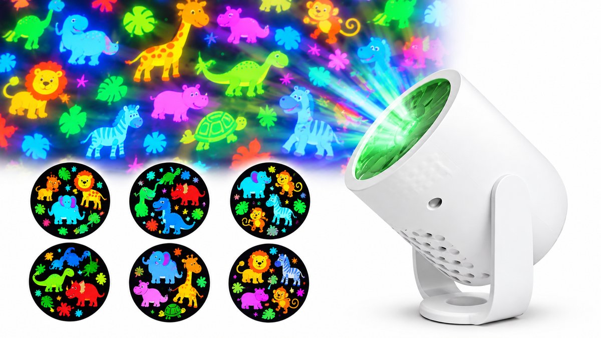 Kids Animal Projection Night Light