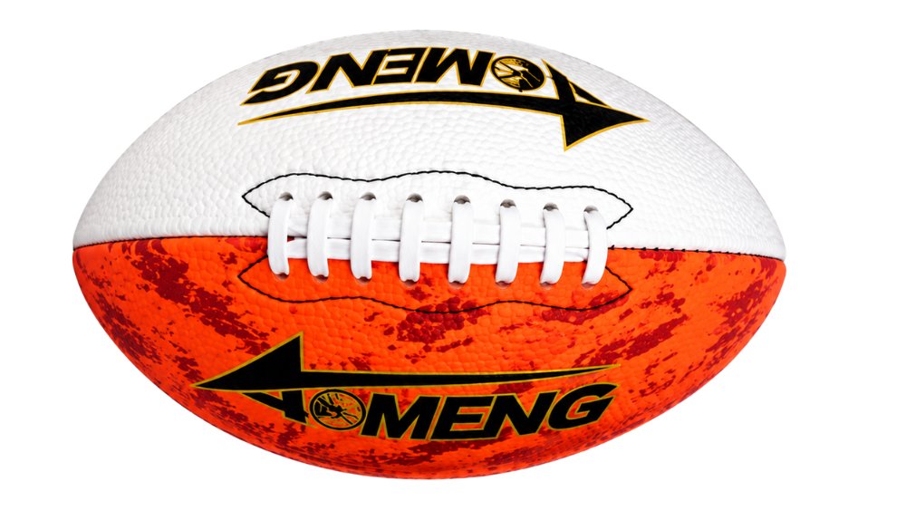 American Football Ball – Orange & White