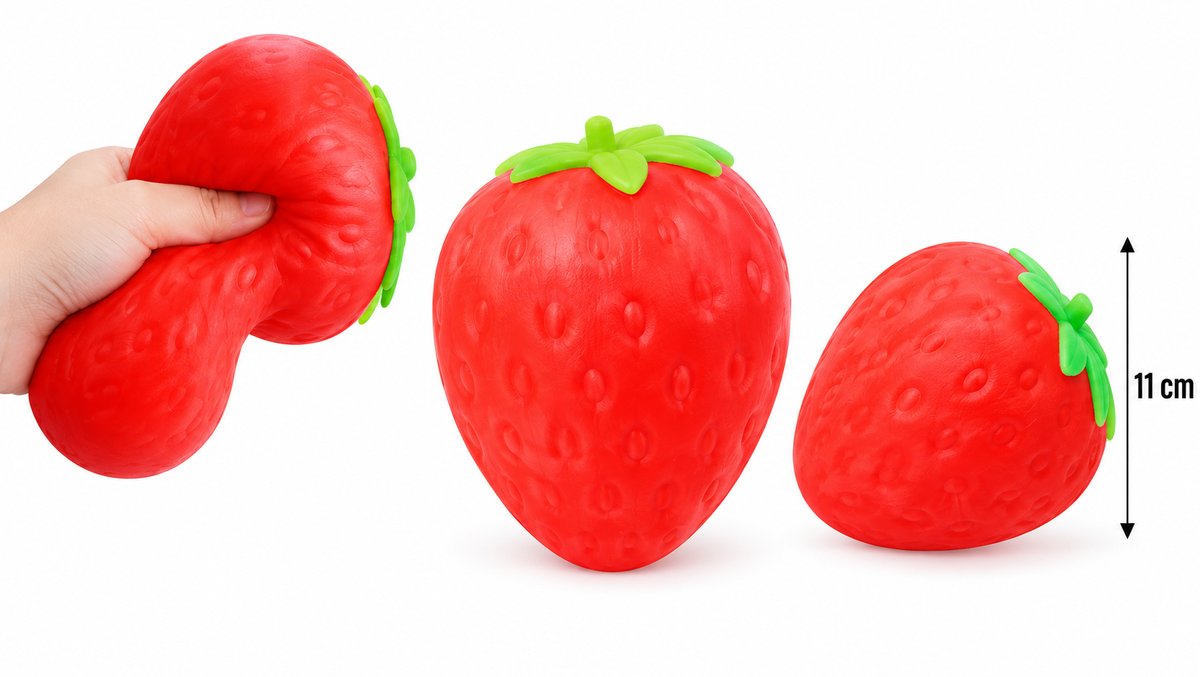 Strawberry Foam Squishy – 11cm