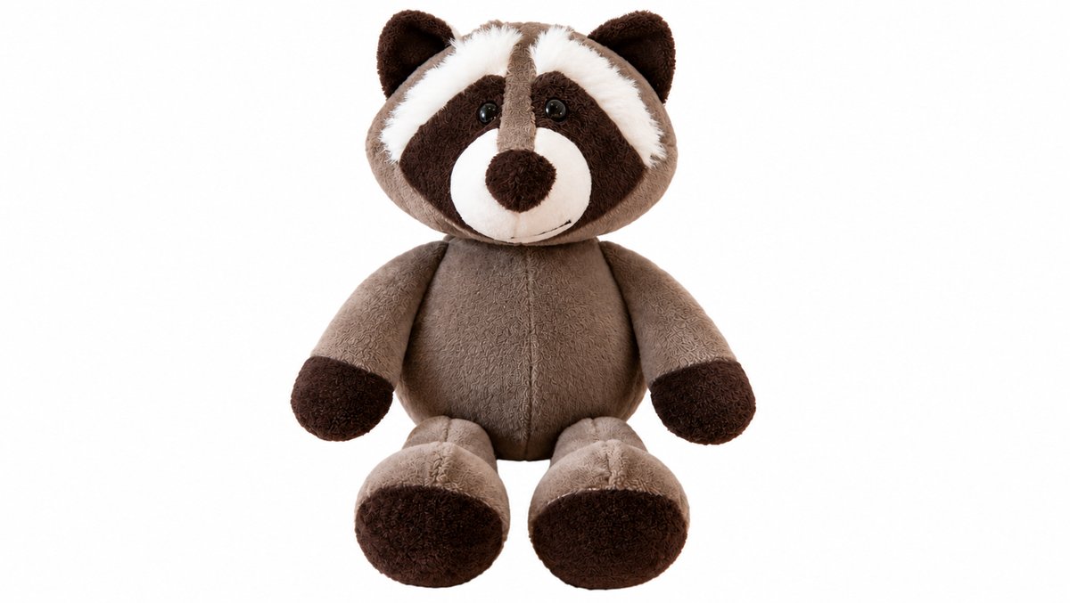 Cute Raccoon Plush Toy – Soft & Cuddly