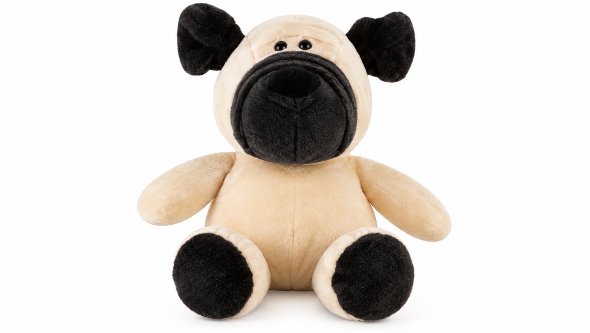 Cute Pug Plush Toy – Soft & Cuddly