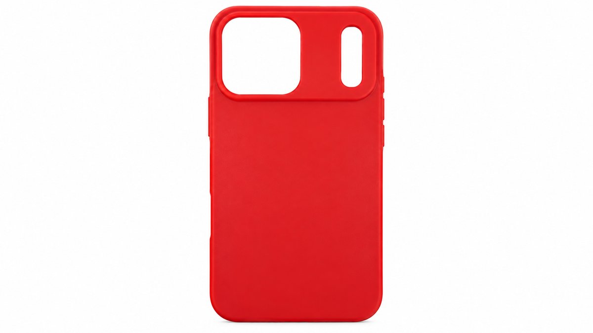 Red Silicone Case for Iphone 18 pro max– Slim & Protective