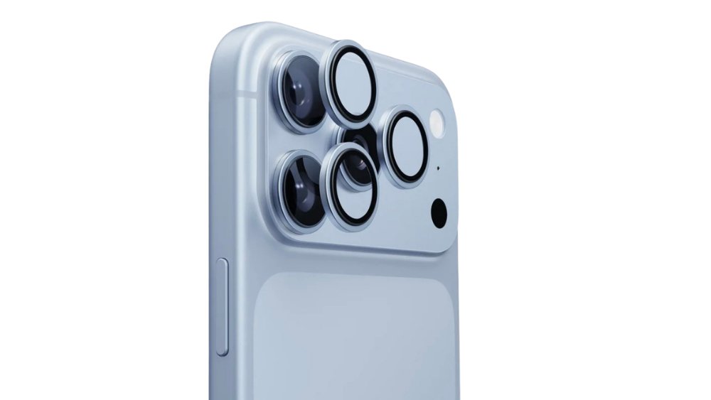 Light blue Camera Lens Protectors for iPhone 18 Pro Max – 3PCS