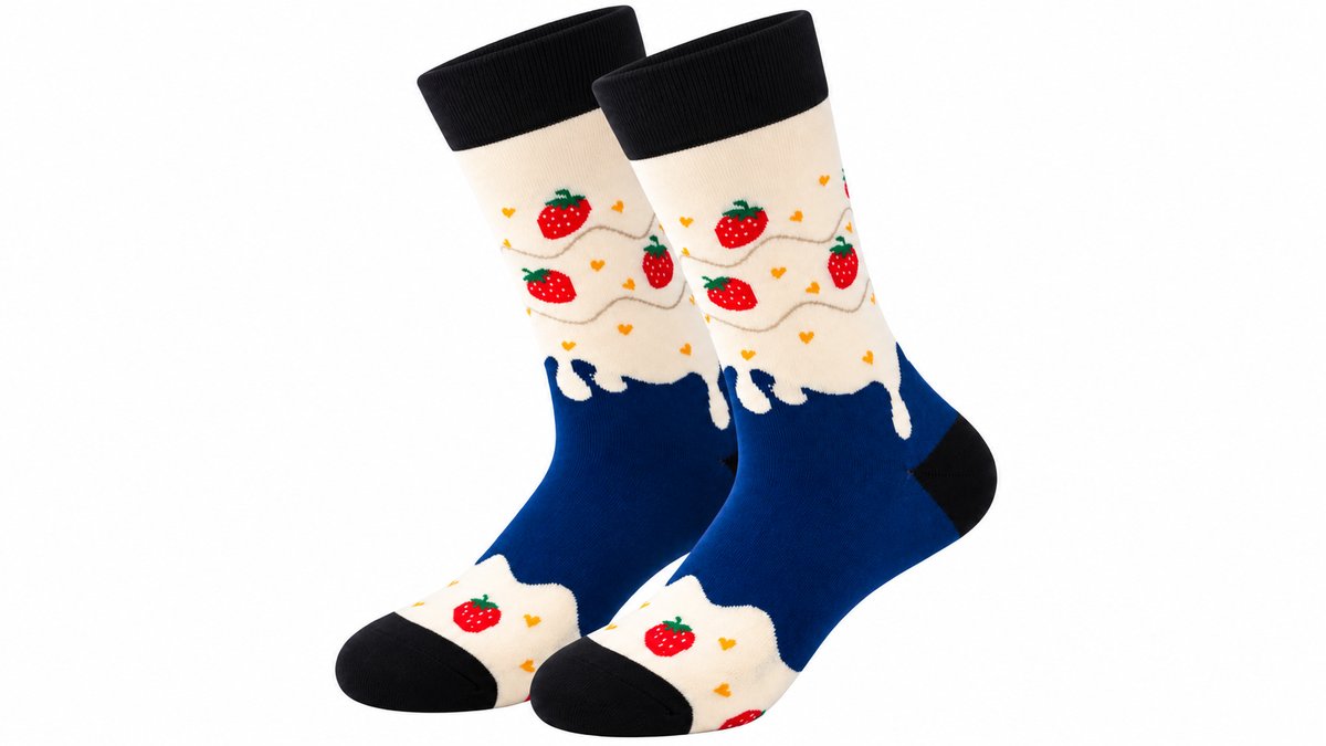 Strawberry Cake Long Socks