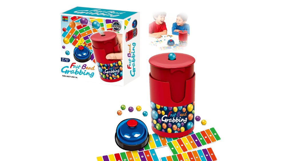 Fast Bead Grabbing Game – Speed & Colour Matching Family Board Game