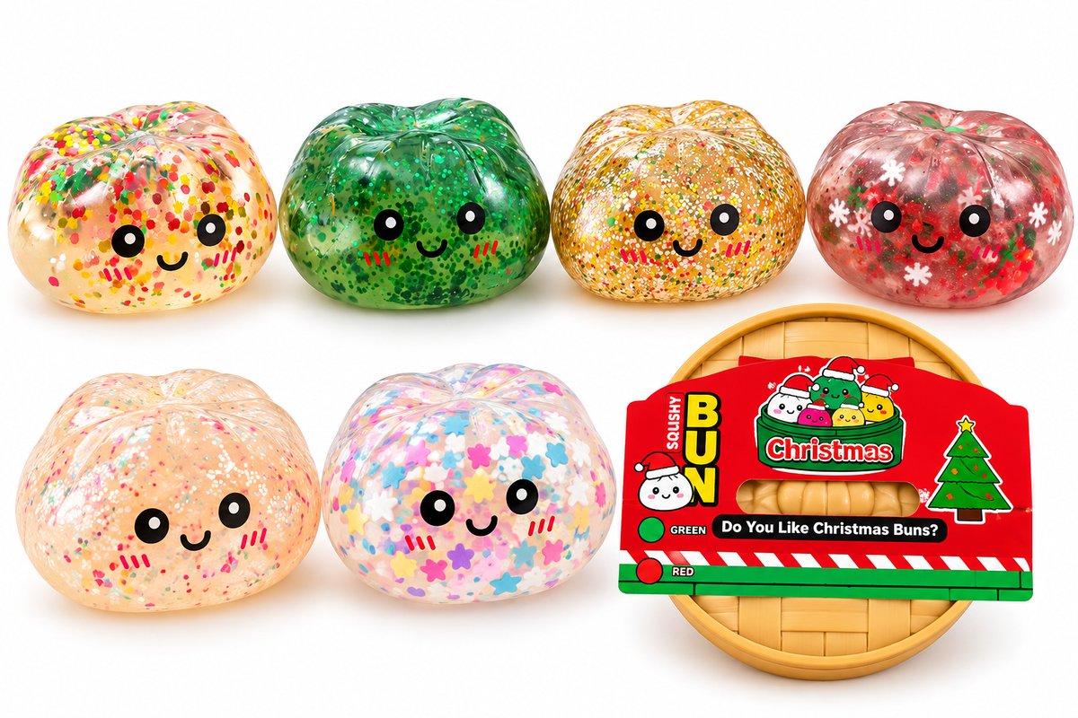 Christmas Squishy Dumpling – Coconut Oil Texture