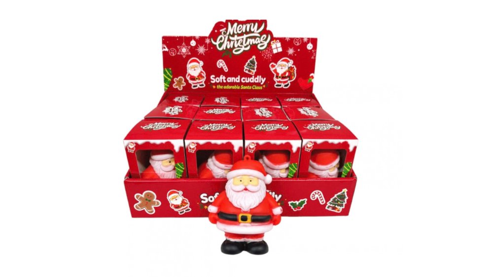 Christmas Santa Claus Squishy Toy – Soft & Cuddly Santa Stress Relief Fidget Toy