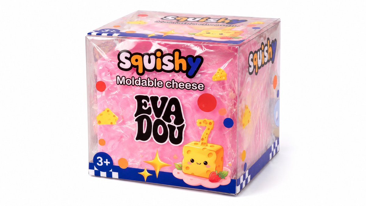 Pink Vaseline Cheese 8cm x 8cm