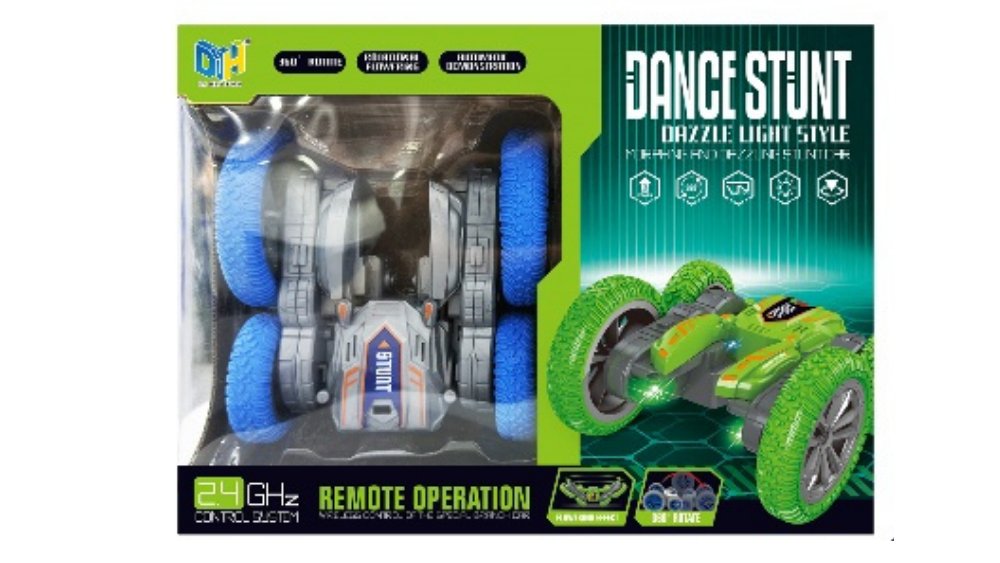 Blue Dance Stunt RC Car – 360° Rotating Remote Control Car
