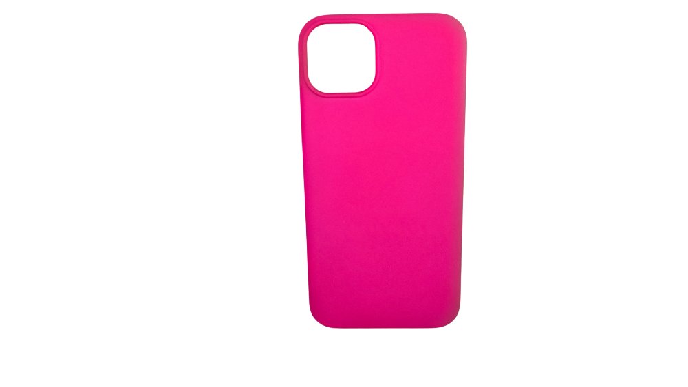Fuxia green Silicone Shockproof iPhone 15 + Case