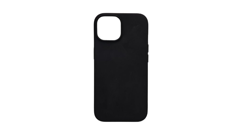 Black Silicone Shockproof iPhone 15 Case
