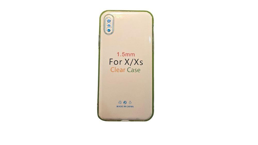 Clear silicone Case for Iphone X/xs– Slim & Protective