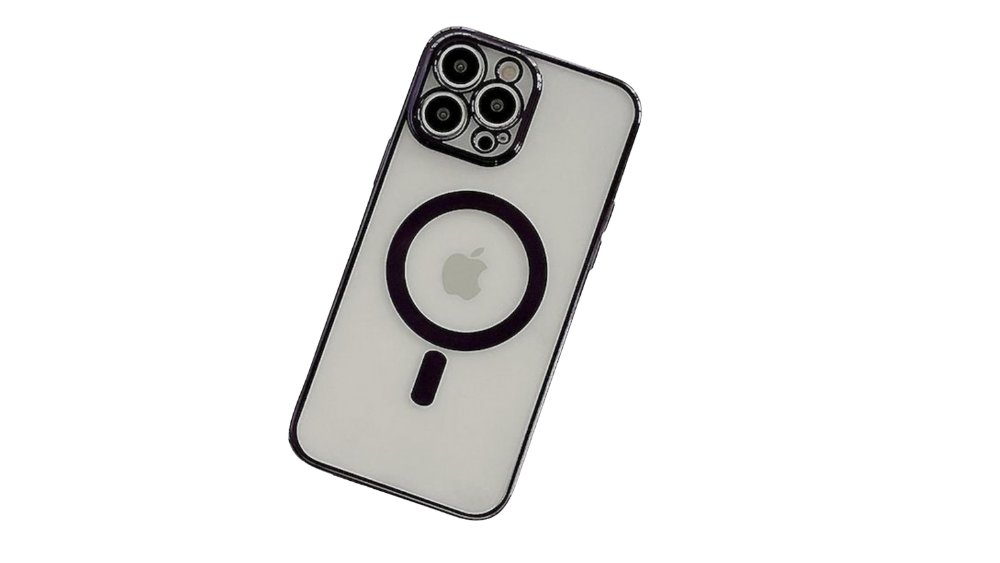 MagSafe Clear iPhone Case with black Edge – Slim, Protective iphone 13 pro