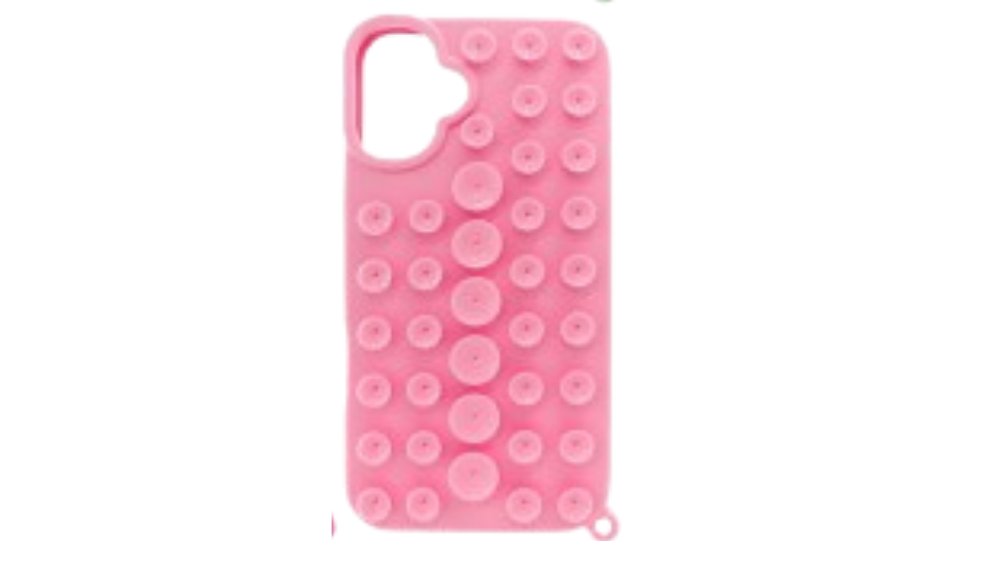 Pink Suction cup soft cover case 16