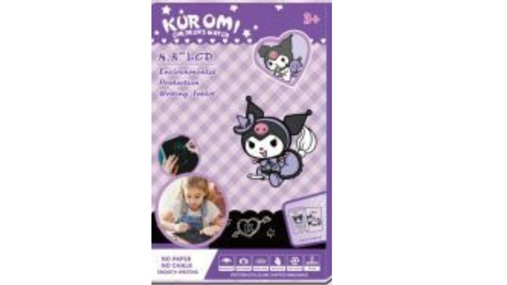 Kuromi LCD Writing Tablet 8.5″ – Cute Sanrio Drawing & Writing Pad