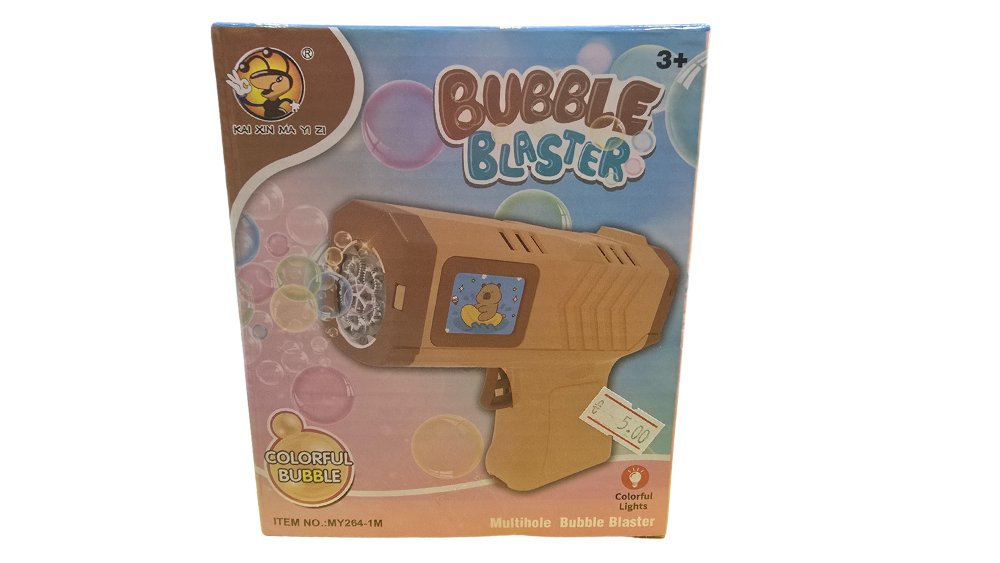Bubble Blaster – Colorful Bubble Gun with LED Lights