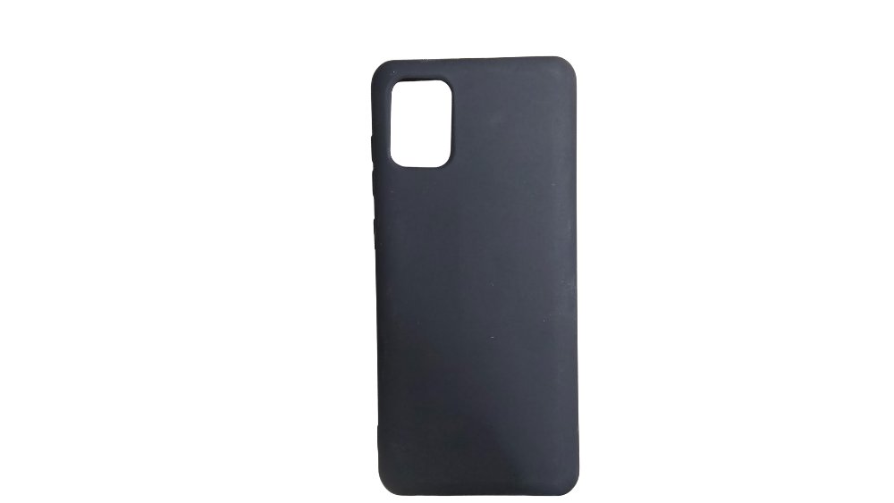 Black Silicone Case for Samsung Galaxy A31– Bright & Protective