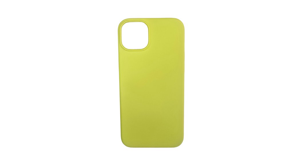 Yellow green Silicone Shockproof iPhone 15 Case