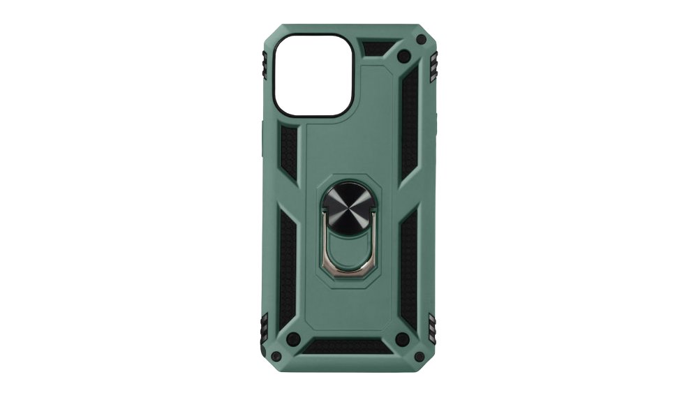 Rugged Phone Case with Ring Holder & Kickstand –Shockproof Heavy Duty Protection