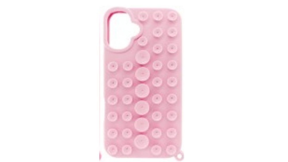 Light pink Suction cup soft cover case 16promax