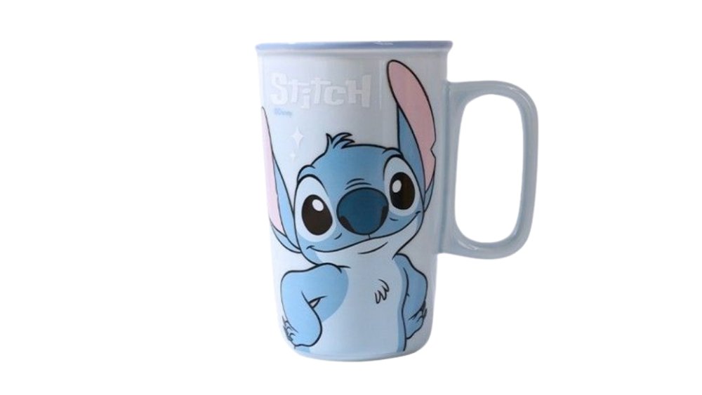 Disney Stitch Mug – Cute Blue Ceramic Coffee Cup for Lilo & Stitch Fans
