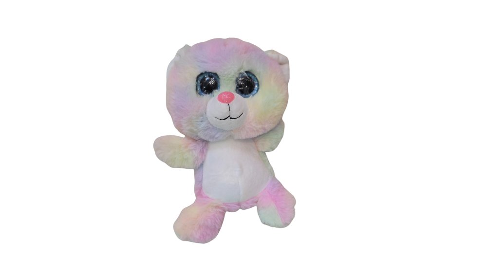 🌈 Rainbow Bear Plush – Colorful Stuffed Animal