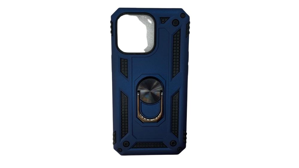 Rugged Phone Case with Ring Holder & Kickstand –Shockproof Heavy Duty Protection