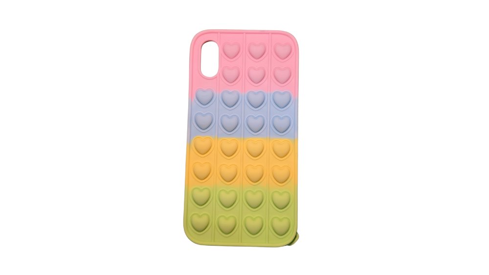Pop It hearts Phone Case – Fun Fidget Toy & Protective Cover