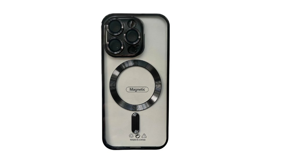 MagSafe Clear iPhone Case with black Edge – Slim, Protective Iphone 14pro
