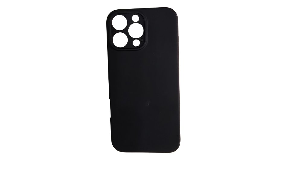 Black Silicone Shockproof iPhone 15 promax Case