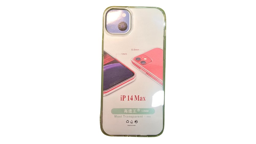 Clear soft cover iphone 14 plus