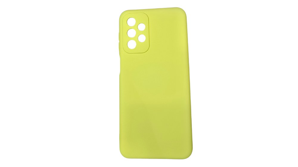 Yellow Silicone Case for Samsung Galaxy A23 – Slim & Protective
