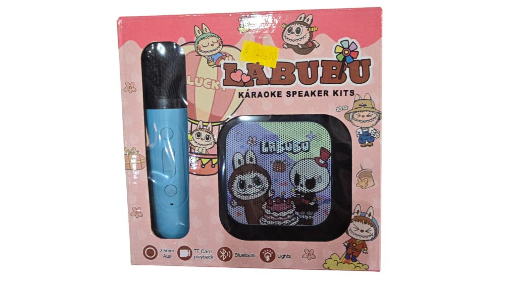 Labubu Karaoke Speaker Kit – Bluetooth Speaker with Microphone