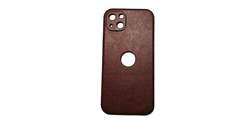 Leather Phone Case – Wine red iphone 14+