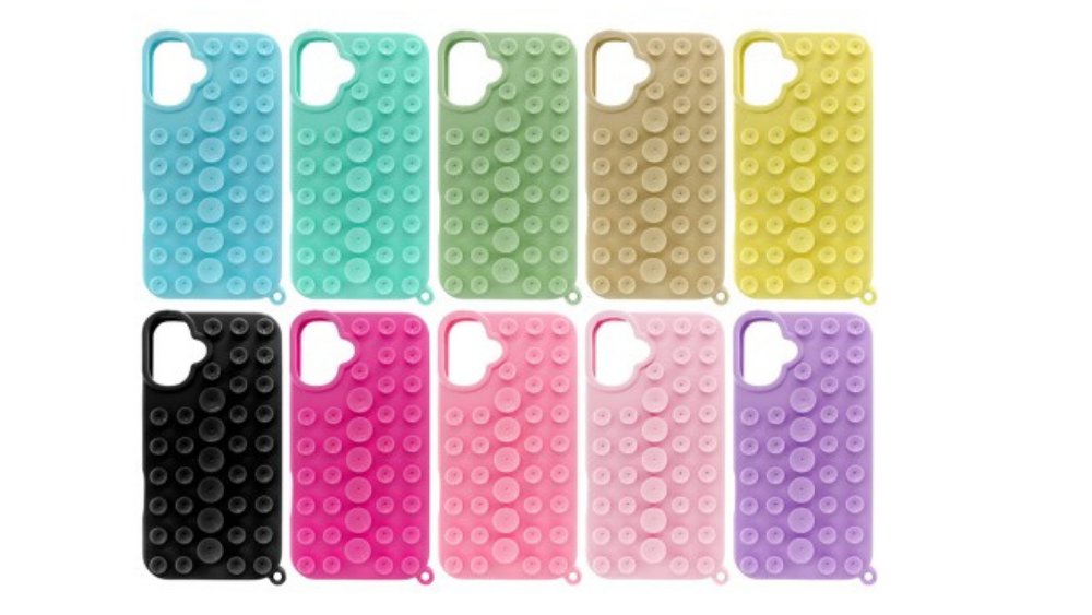 Fuksia Suction cup soft cover case 16