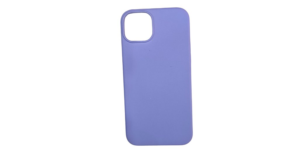 Purple Silicone Shockproof iPhone 15 + Case