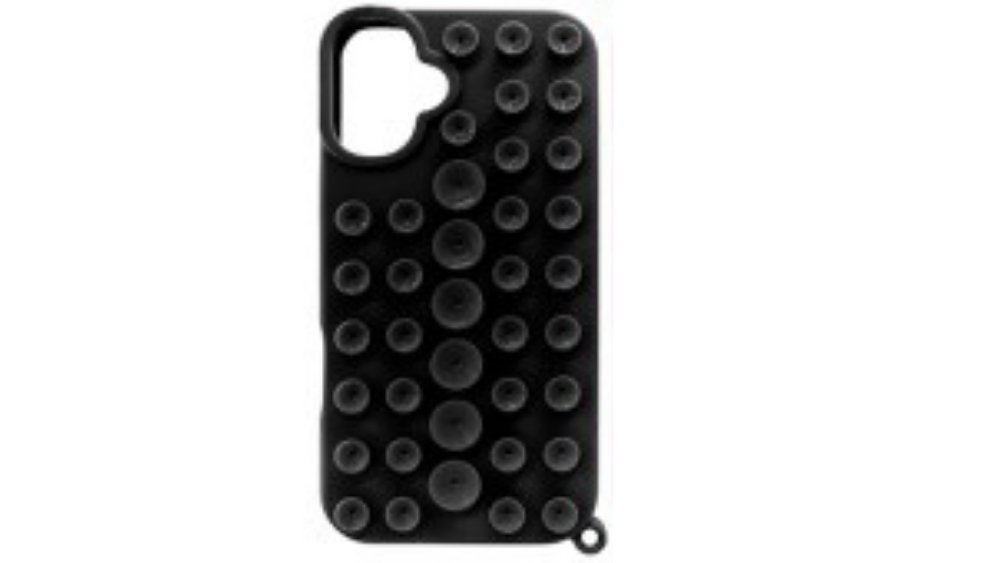 Black Suction cup soft cover case 16