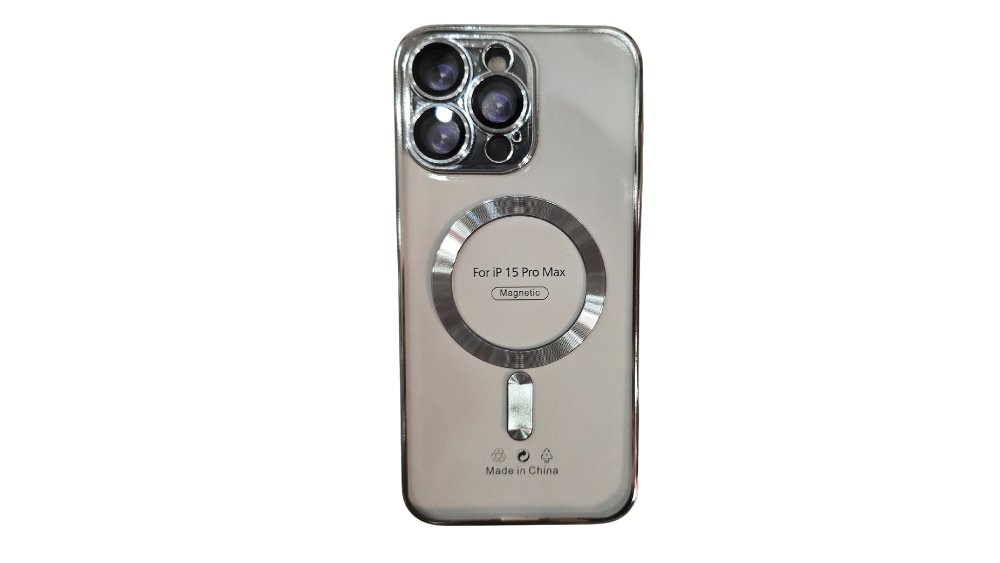 MagSafe Clear iPhone Case with silver Edge – Slim, Protective iphone 13 pro