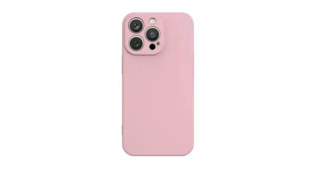 Pink Silicone Shockproof iPhone 13 pro Case