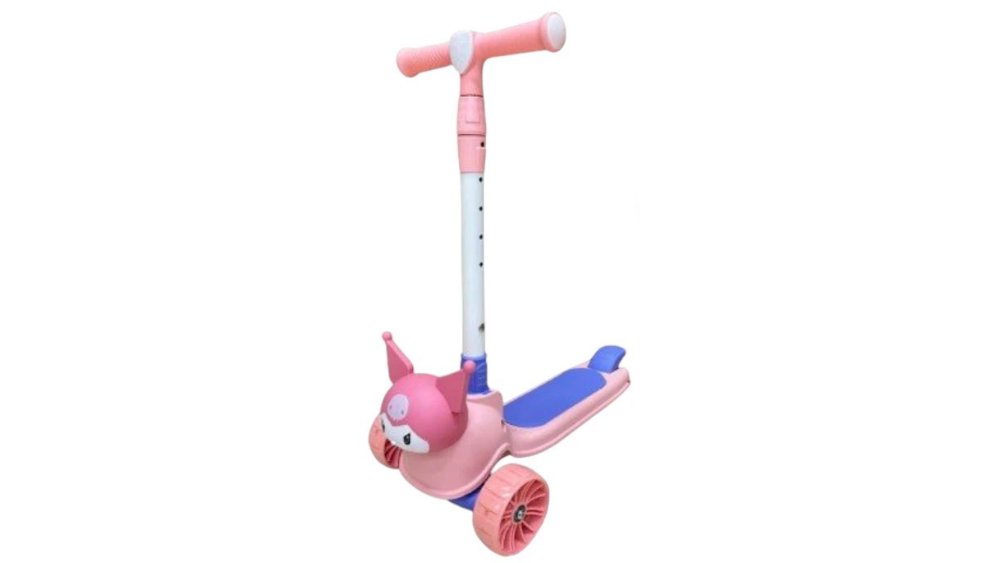 My Melody Kids Scooter – Pink 3-Wheel Scooter with Music & Lights