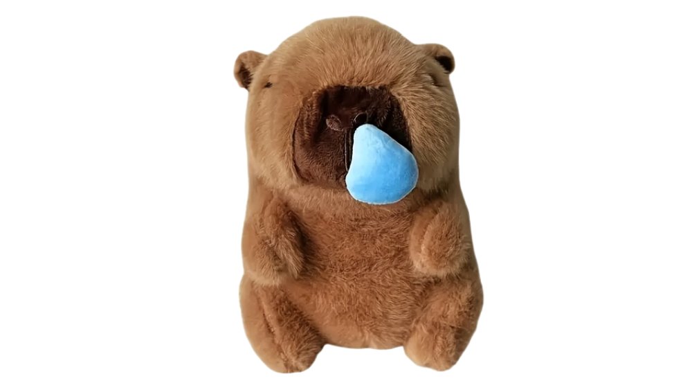 Sleepy Capybara Plush with Runny Nose