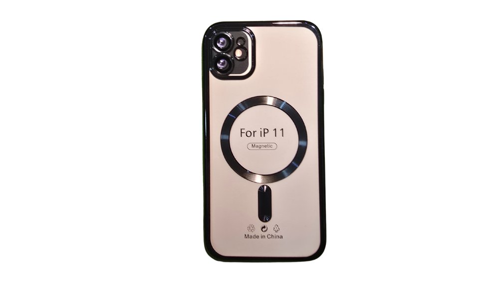 MagSafe Clear iPhone Case with black Edge – Slim, Protective iphone 11
