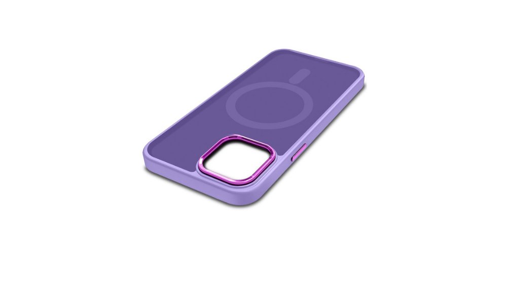 Purple MagSafe Slim Phone Case – Stylish & Protective 15pro