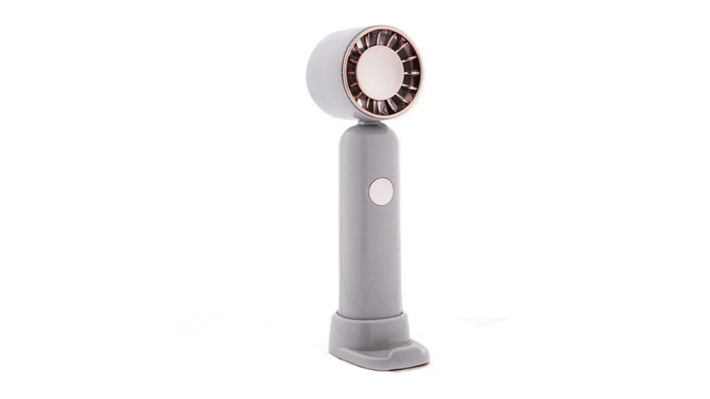 Portable Hurricane Rechargeable Fan – Powerful Wind with Base & Phone Holder