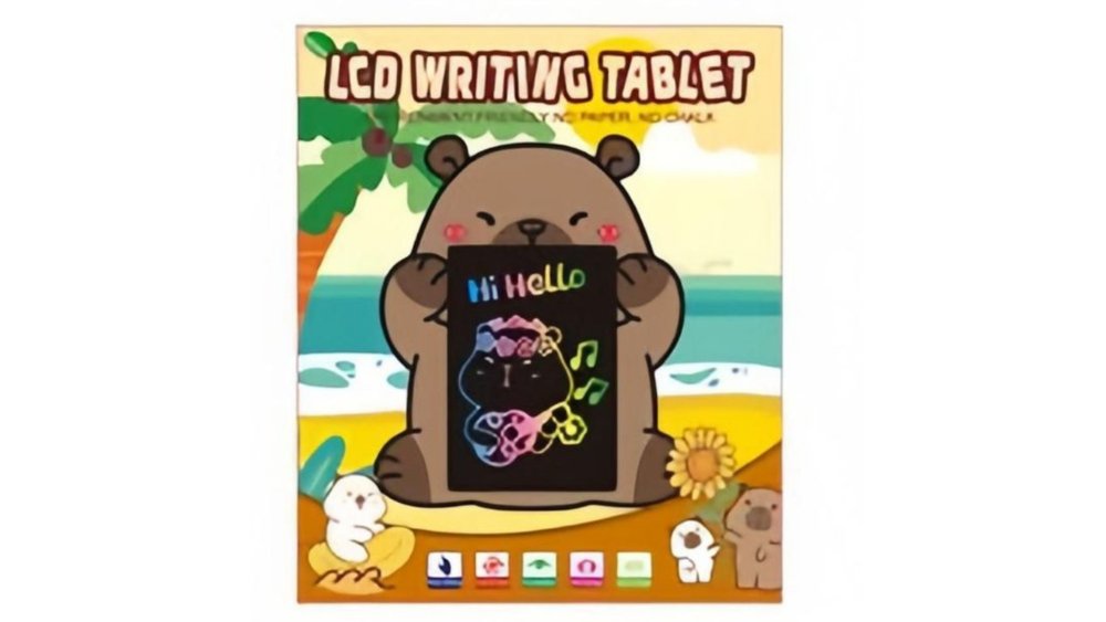 Capybara LCD Writing Tablet – Colorful Drawing & Writing Pad for Kids