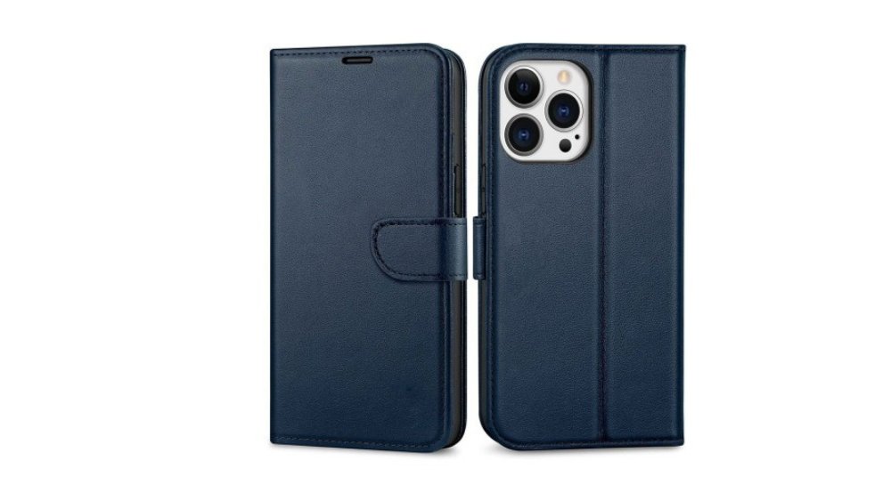 Black Book Phone Cover – Flip Wallet Case with Card Holder & Full Protection
