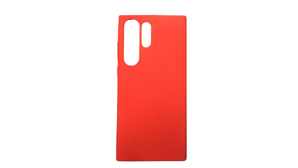 Red Silicone Case for Samsung S23 Ultra– Slim & Protective