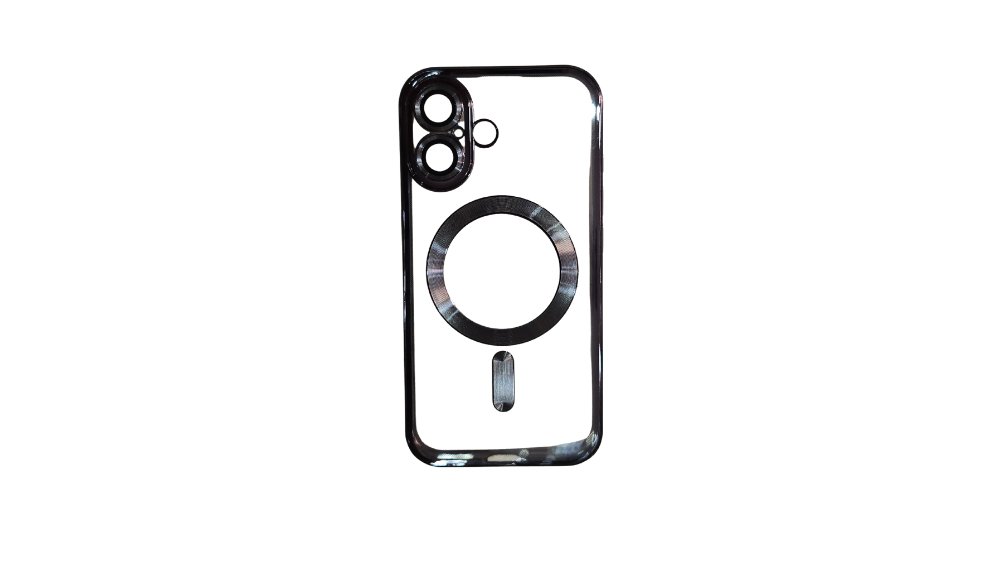 MagSafe Clear iPhone Case with black Edge – Slim, Protective Iphone 16