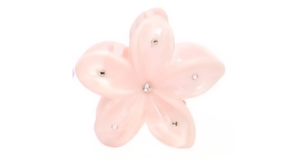 Pink Flower Hair Clip